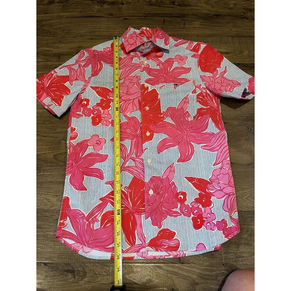 Vineyard Vines Kentucky Derby short-sleeved button-down shirt- XS - Picture 6 of 14